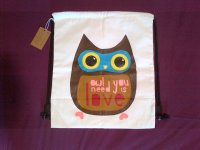 OWL YOU NEED IS LOVE Canvas Bag by Random Explosion idr100 READY.jpg